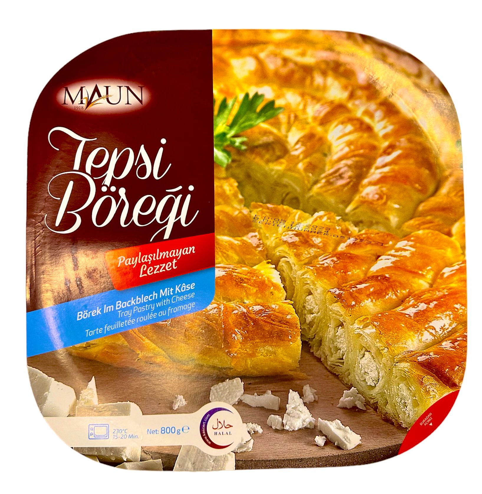 MAUN BÖREK M. KÄSE 800G