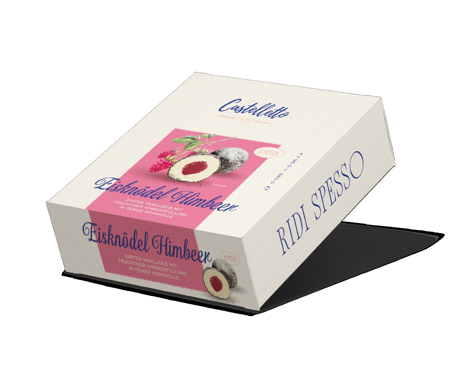 EISKNÖDEL M. HIMBEER 380G