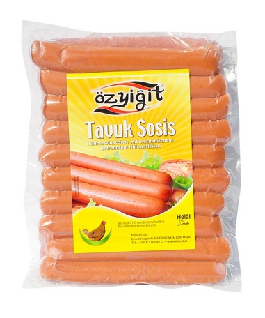 ÖZYIGIT GEFLÜGELWÜRSTCHEN 800G 