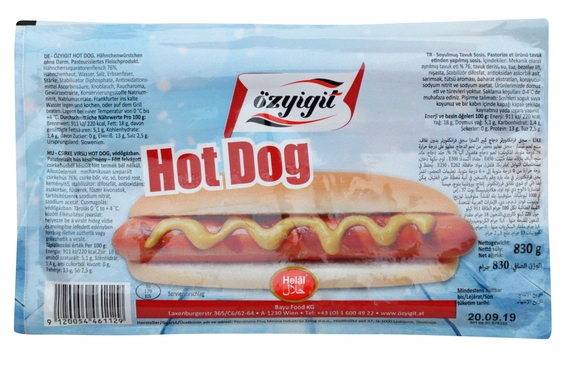 ÖZYIGIT HOTDOG 830G 