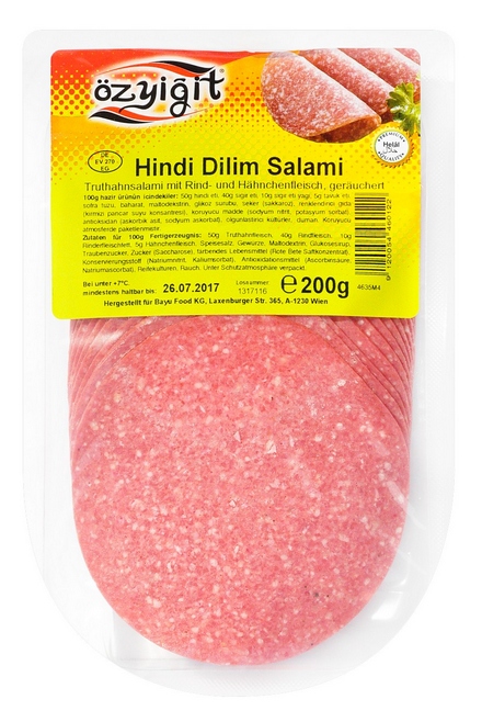 ÖZYIGIT TOASTWURST IN SCHEIBEN 200G
