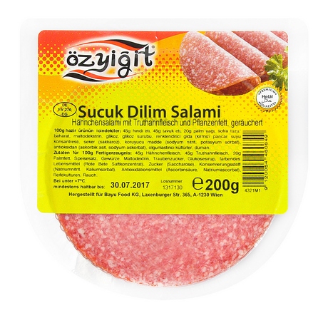 ÖZYIGIT KBOBLAUCHWURST IN SCHEIBEN 150G