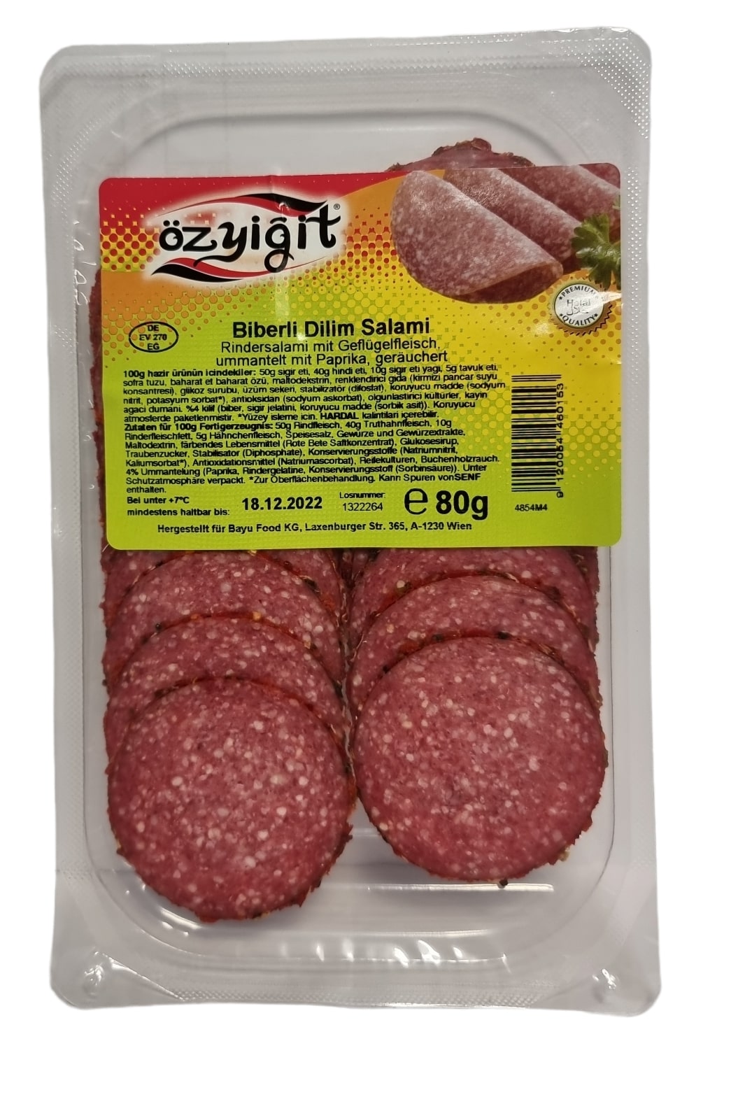 ÖZYIGIT PUTENSALAMI M. PAPRIKA 80G