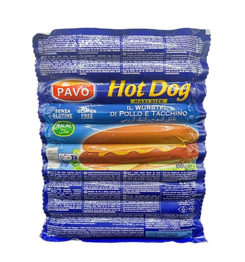 PAVO HOTDOG 1000G