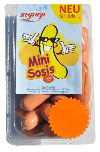 ZEYNEP MINI GEFLÜGELWÜRSTCHEN 330G 