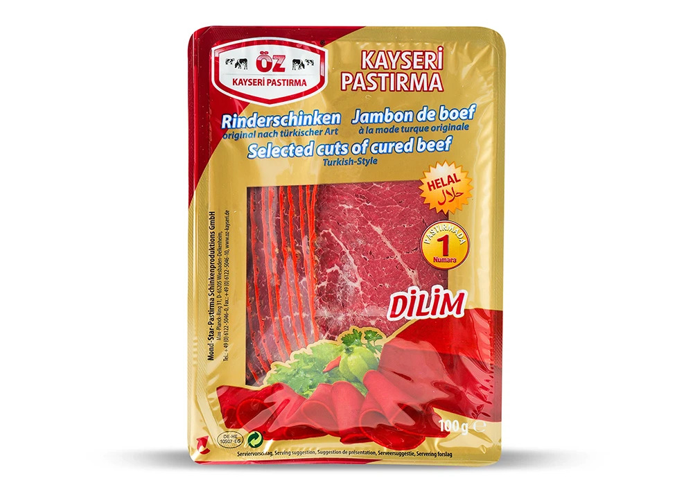 ÖZ KAYSERI RINDERSCHINKEN IN SCHEIBEN 100G