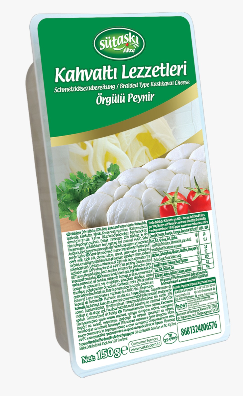 SÜTAS ZOPFKÄSE 150G