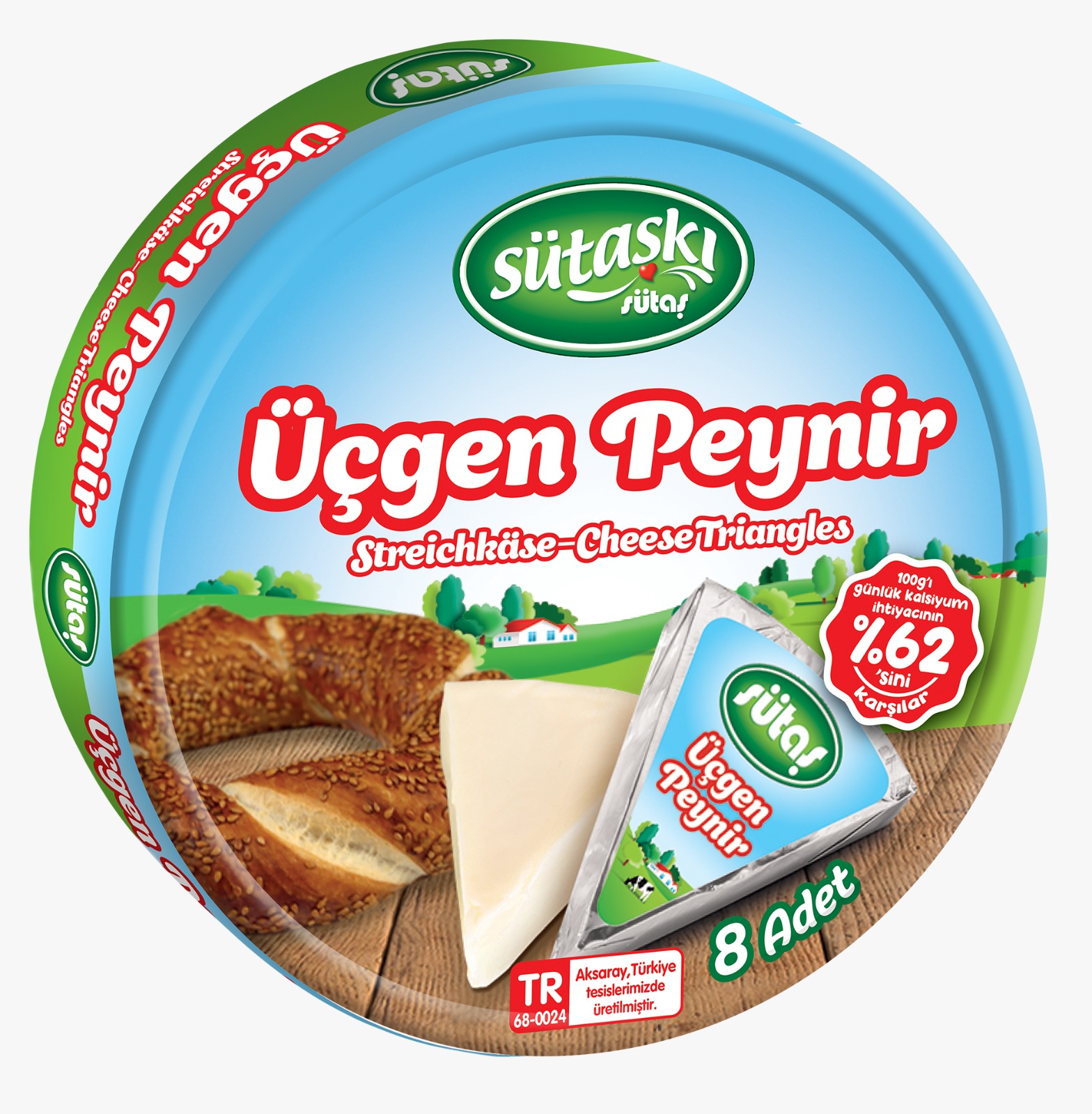 SÜTAS STREICHKÄSE DREIECK 8x15G