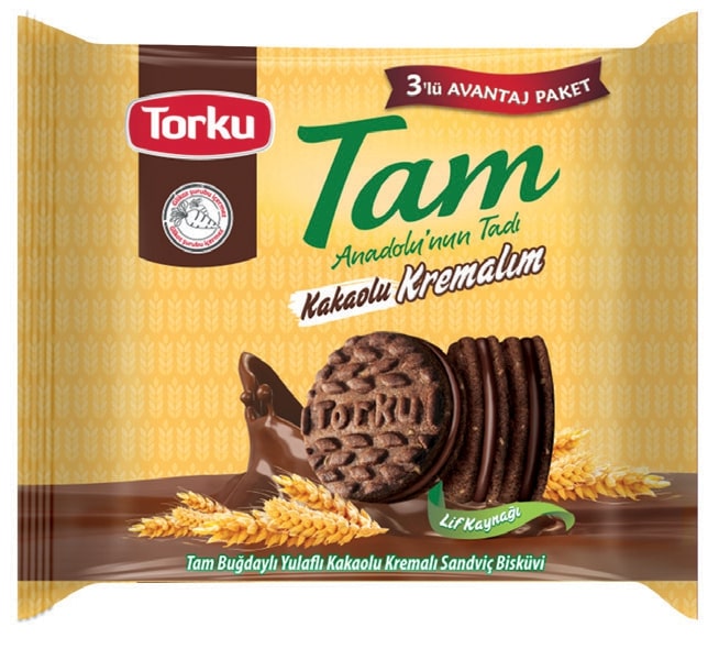 TORKU TAM KAKAOKEKSE M. CREME FÜLL.3x83G