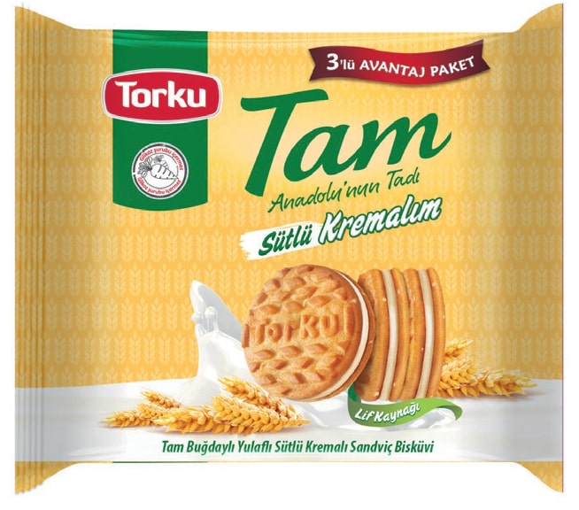 TORKU TAM KEKSE M. CREME FÜLL. 3x83G