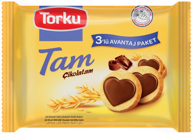 TORKU TAM KEKSE M. HERZSCHOKOFÜLL. 3x83G
