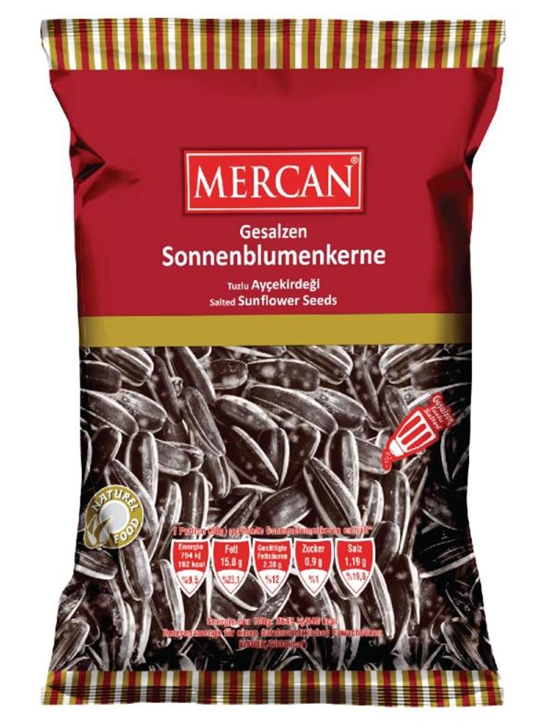 MERCAN SONNENBLUMENK. GESALZEN 130G