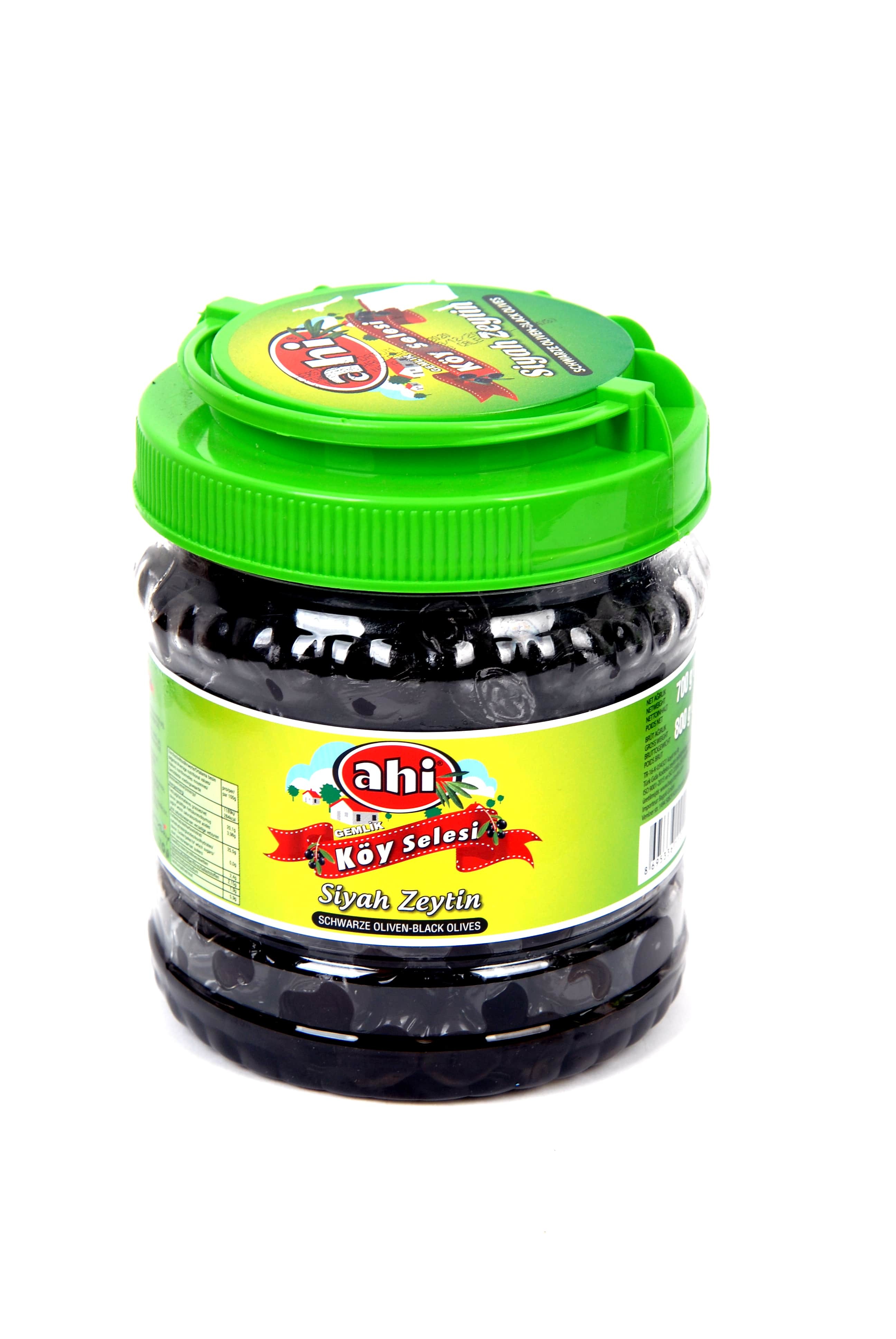AHI SCHWAR. OLIVEN 700G PET