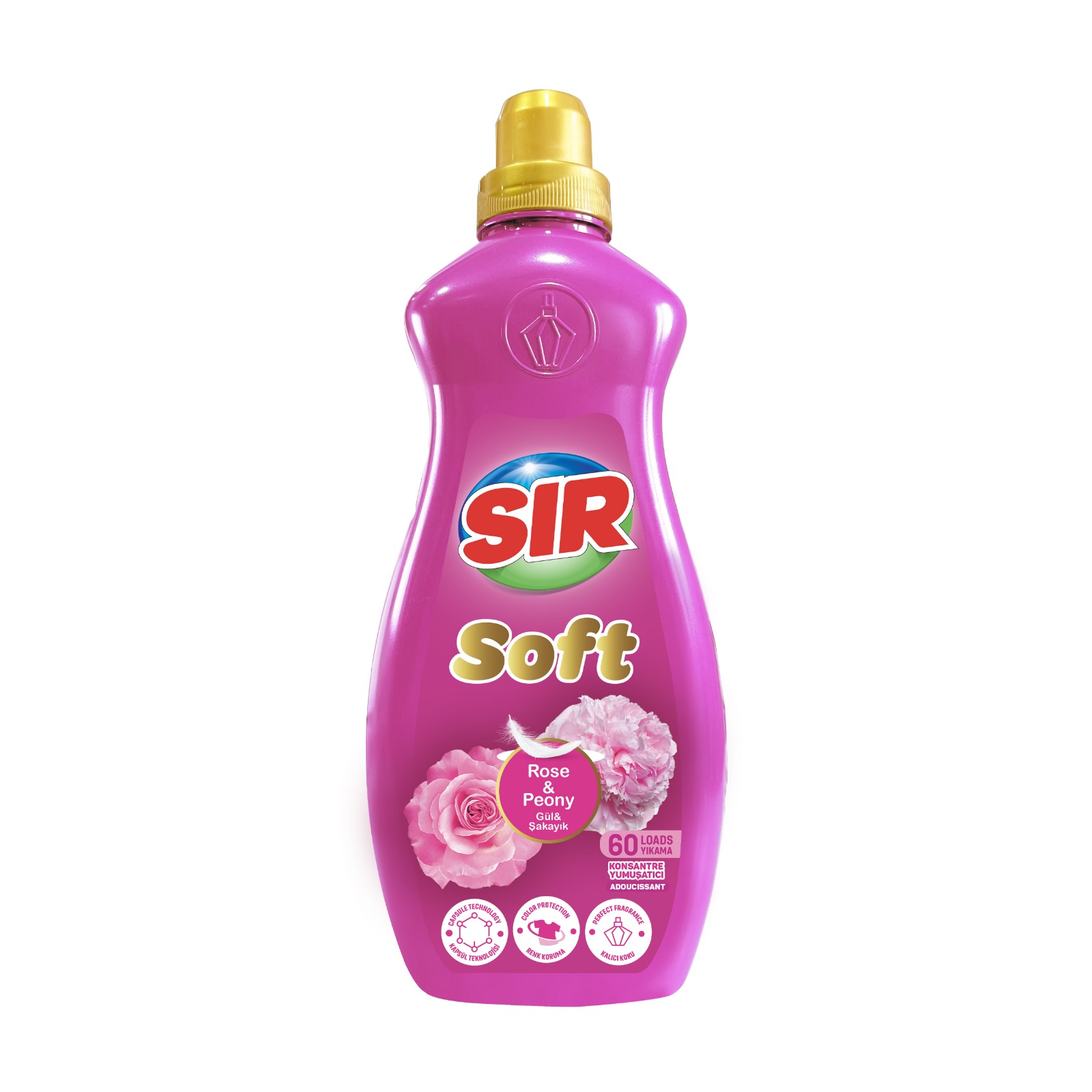 SIR WEICHSPÜLER ROSE & PFINGSTROSE 1440 ML