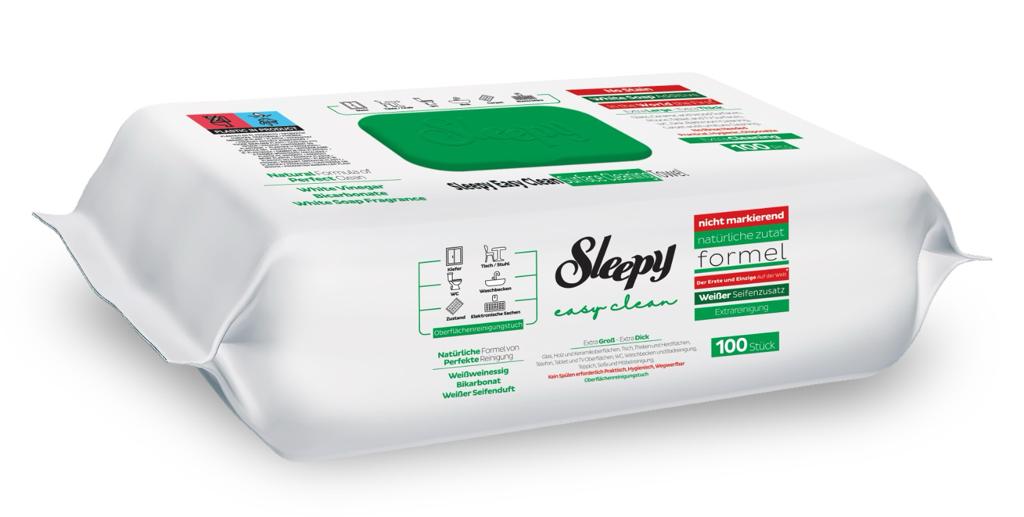 SLEEPY EASY CLEAN "GRÜN" 6x100