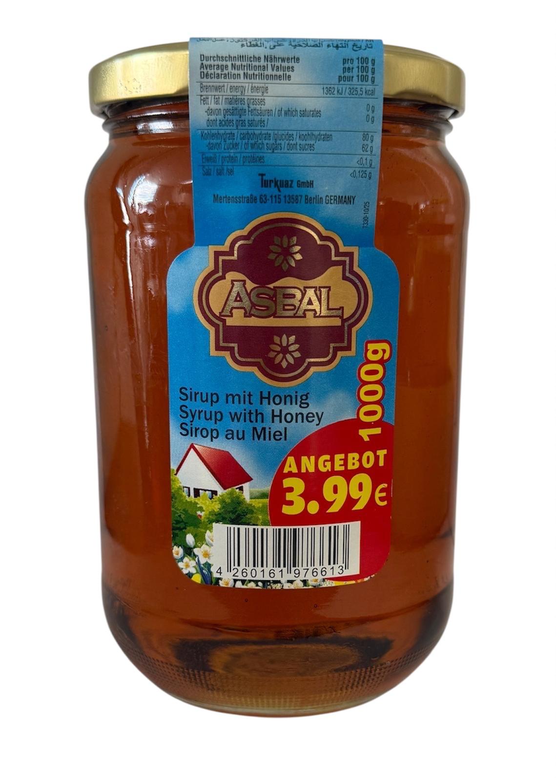 ASBAL SIRUP HONIG 1000G 