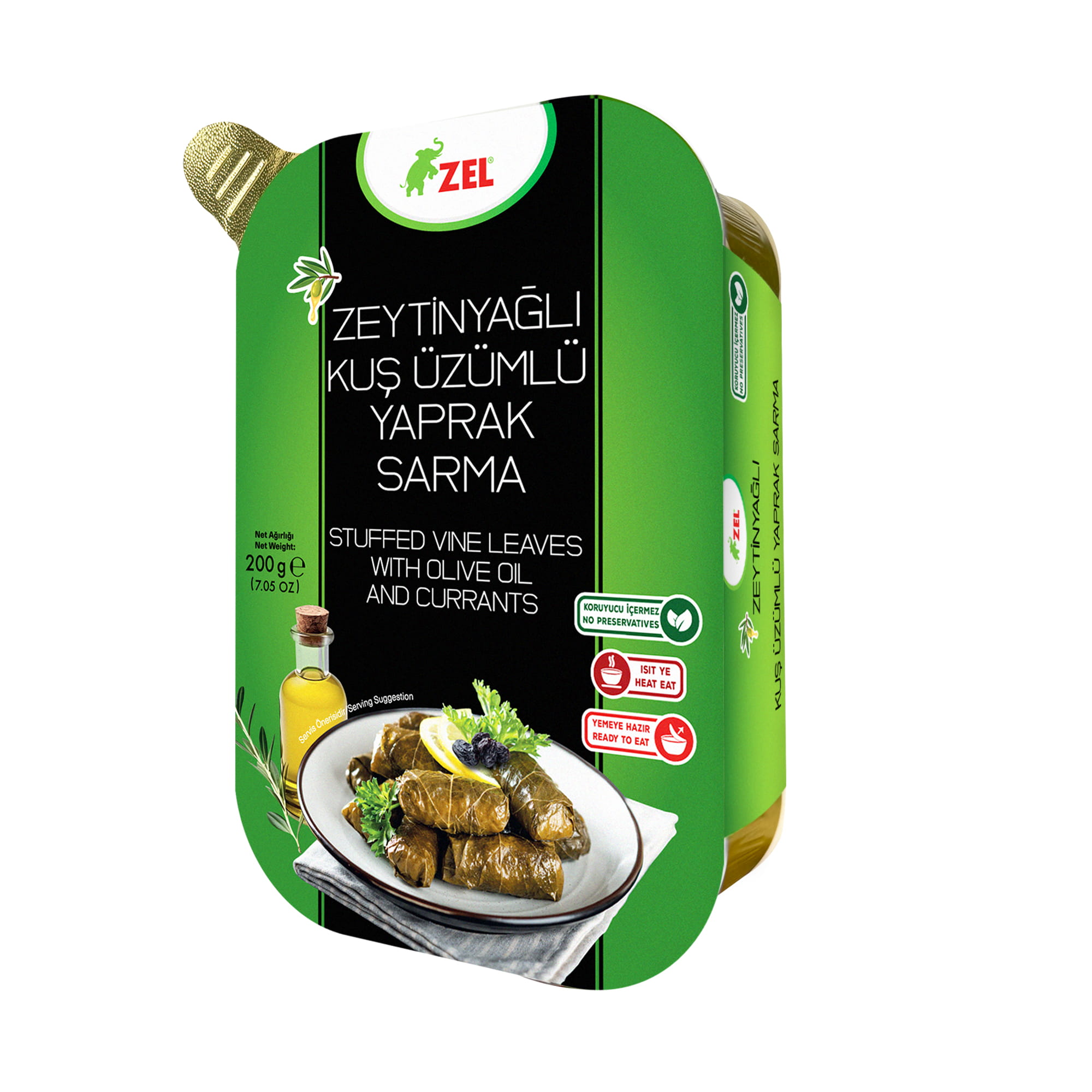 ZEL GEF. WEINBLÄTTER MIT OLIVENÖL 200G